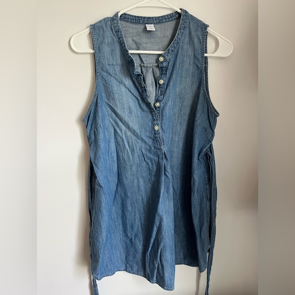 Old Navy Maternity Chambray Top